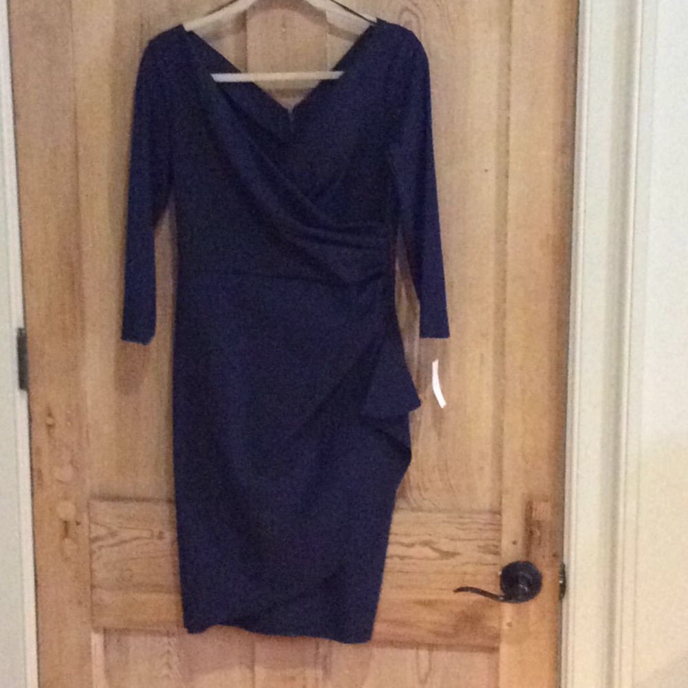 Navy blue dress